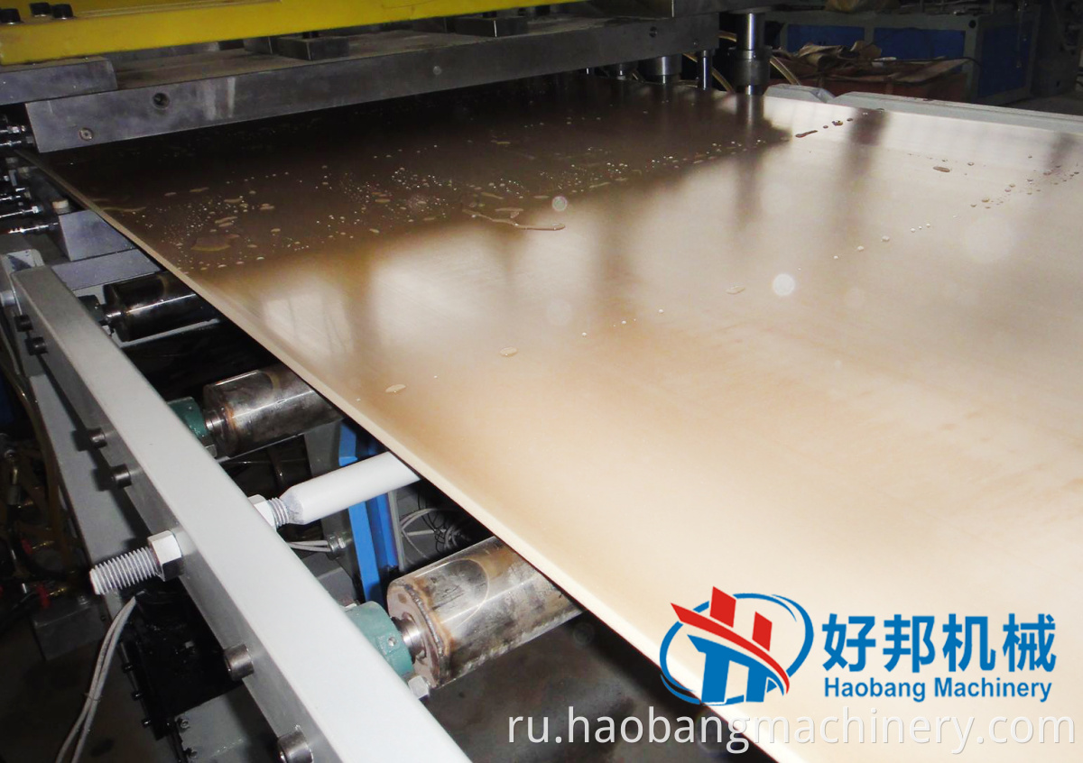 WPC FOAM BOARD MACHINE CALIBRATION cooling